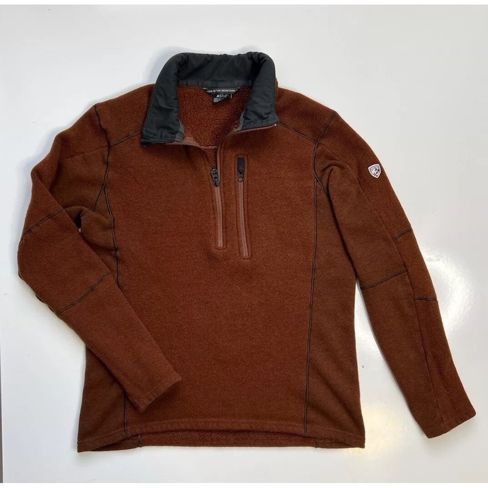 Kuhl Revel 1/4 Zip Fleece Sweater Pullover  Men's Large